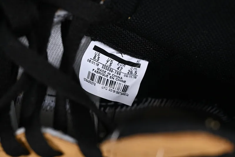 All categories Air Jordan Jordan series basketball shoes Air Jordan 1 High LJR version Air Jordan 1 Rookie Of the Year AJ1 Joe 1 black brown toe 555088-700